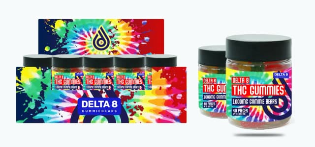 1000mg Delta 8 Sour Worms Case