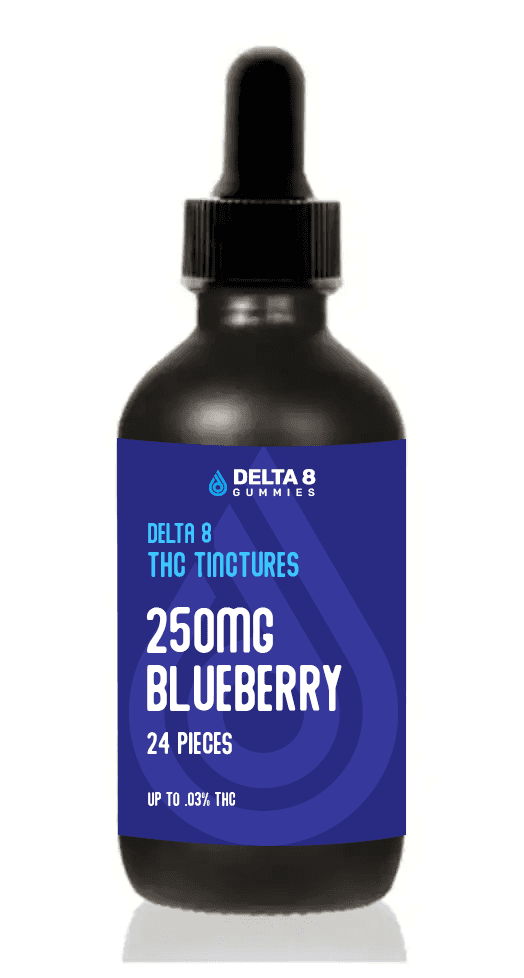 250MG Blueberry Tart Delta 8 Tincture