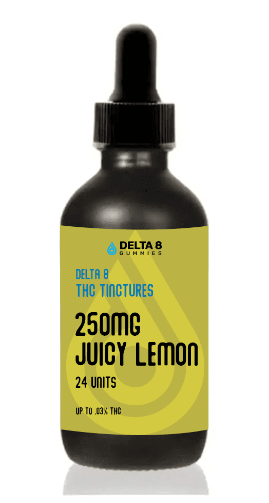 250MG Juicy Lemon Delta 8 Tincture